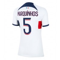 Maglie da calcio Paris Saint-Germain Marquinhos #5 Seconda Maglia Femminile 2023-24 Manica Corta